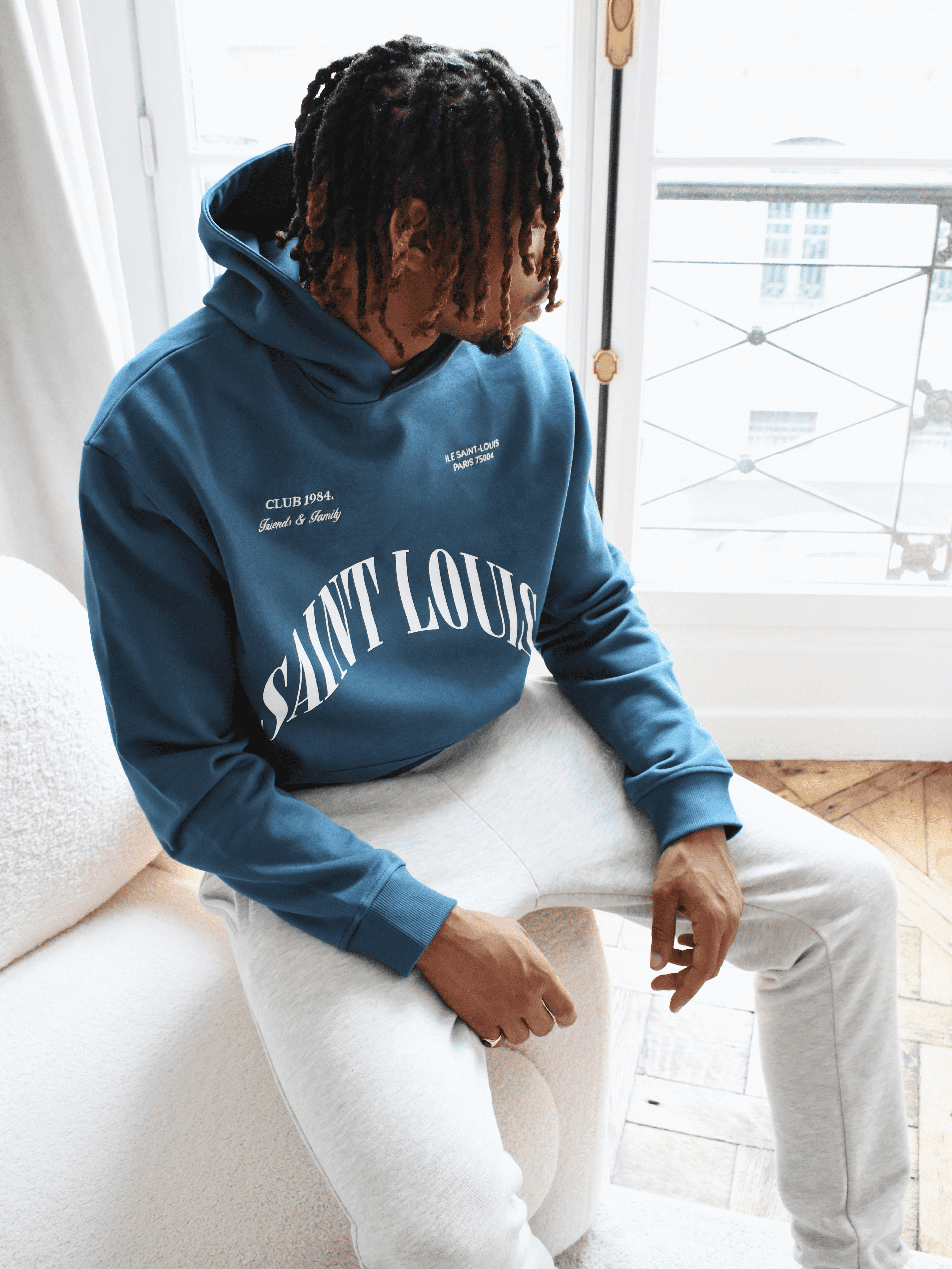 CLUB 1984. F&F Saint Louis Hoodie - Dark blue Hoodie