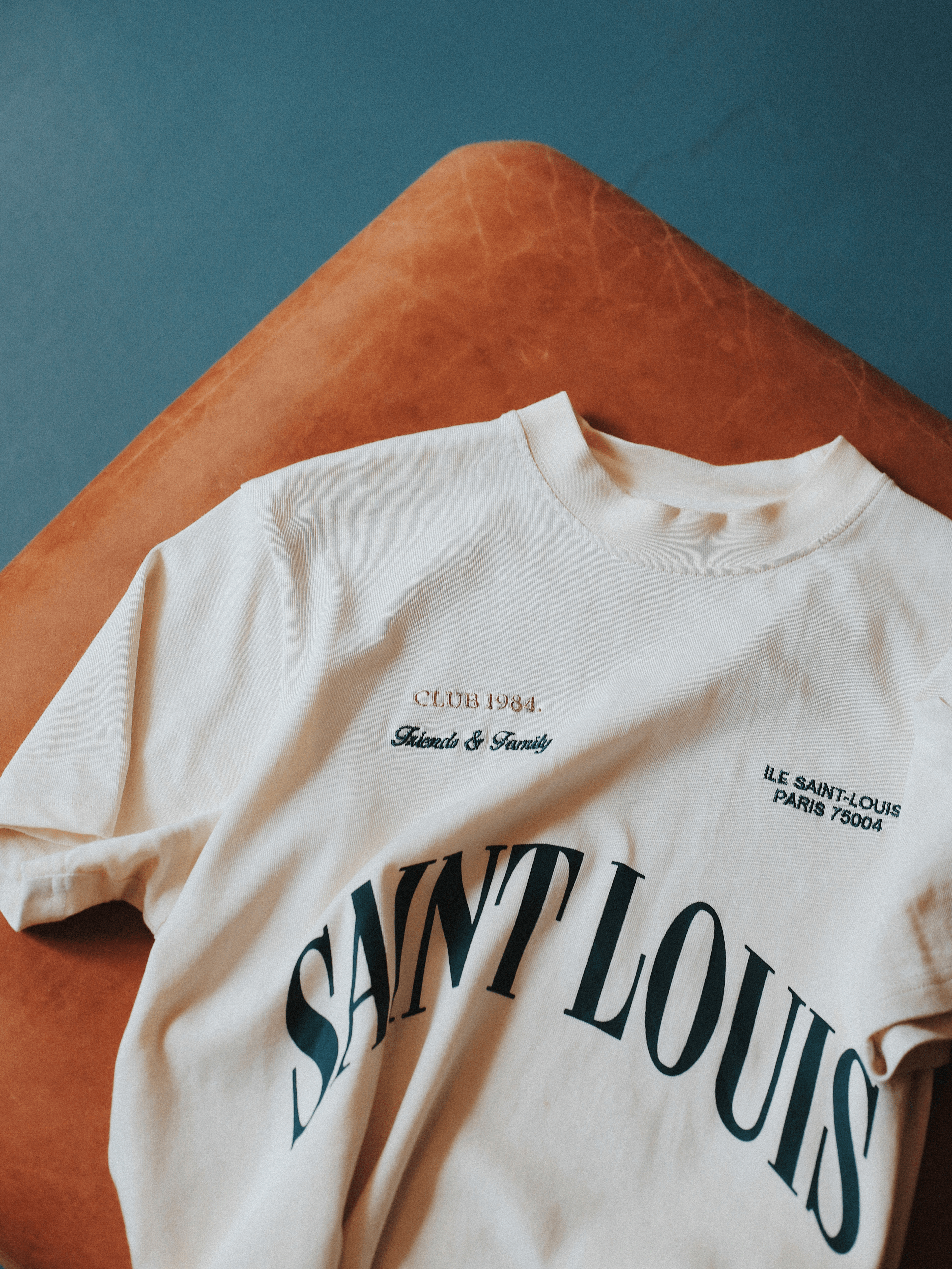 CLUB 1984. F&F Saint Louis T-shirt - Off White T-Shirt