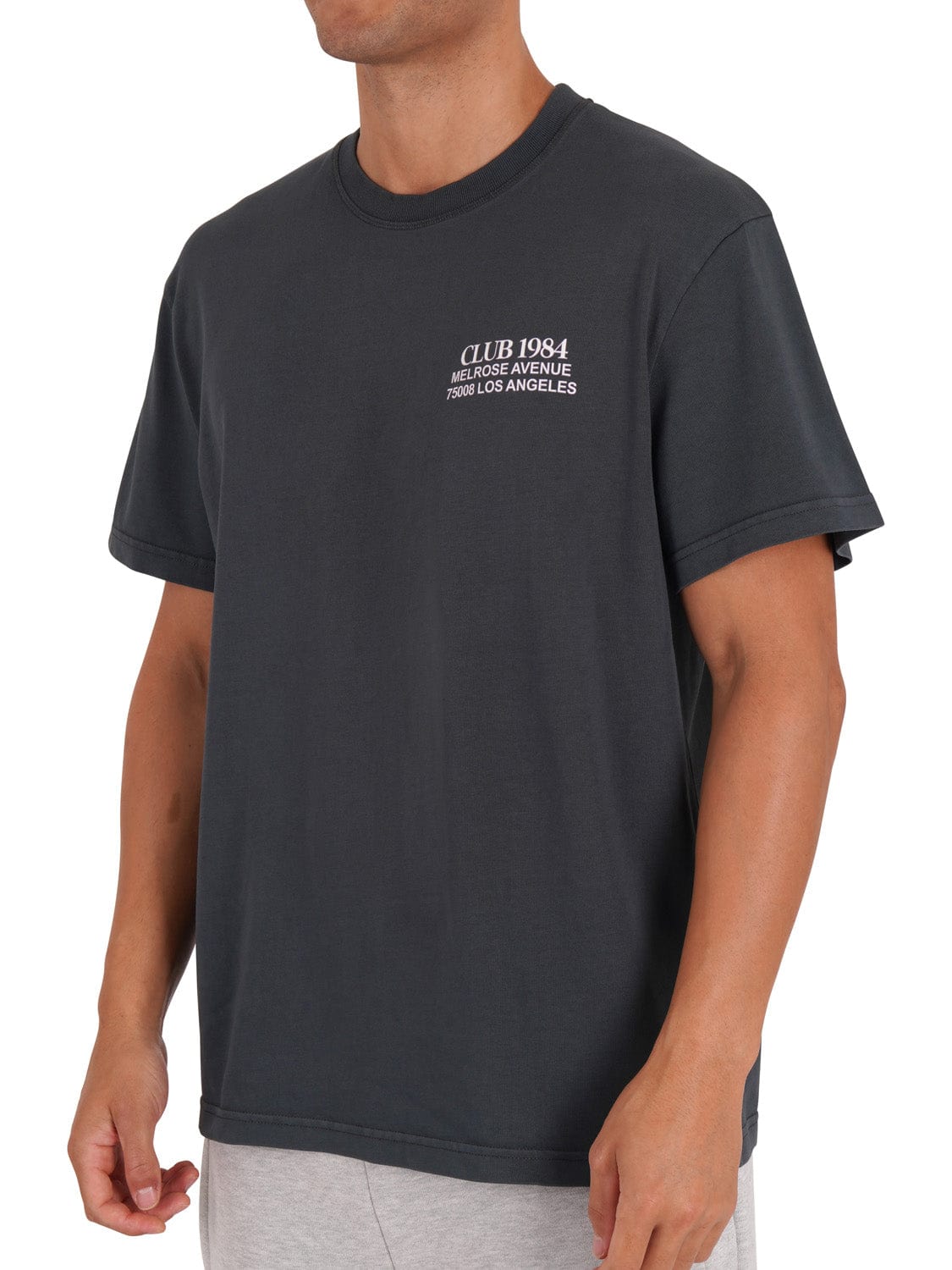 CLUB 1984. Game Time T-shirt - Washed Grey T-Shirt