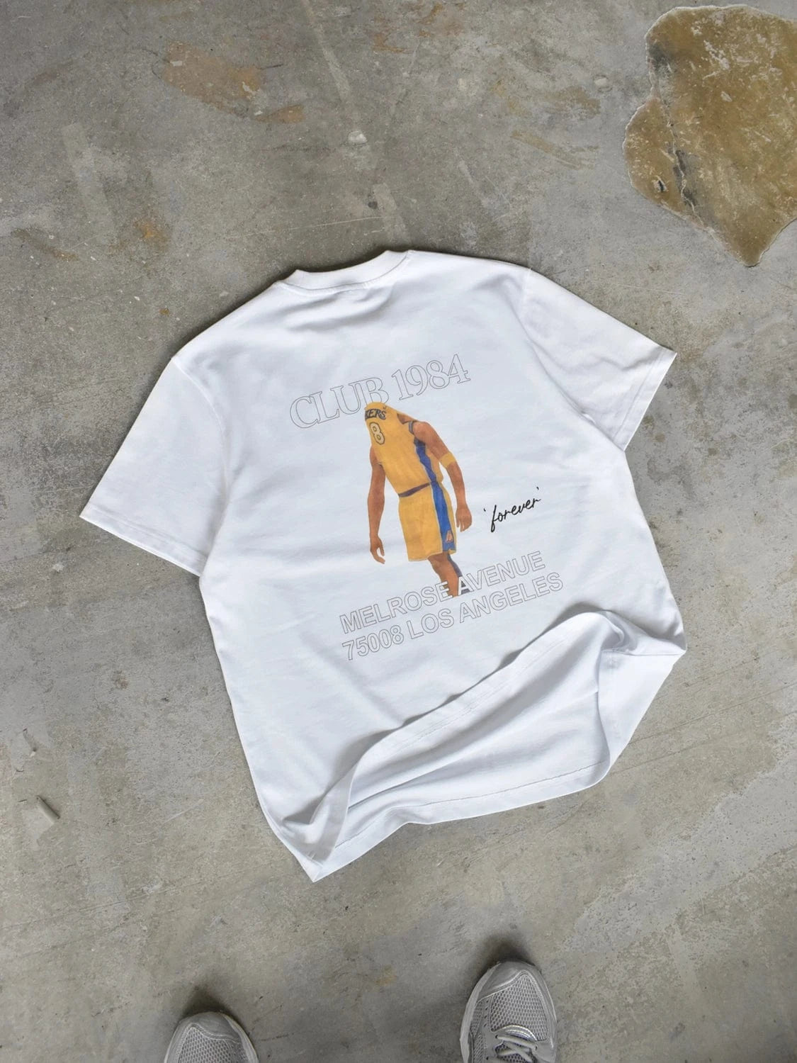 CLUB 1984. Game Time T-shirt - White T-Shirt