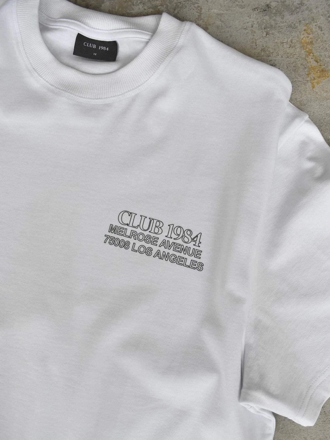 CLUB 1984. Game Time T-shirt - White T-Shirt