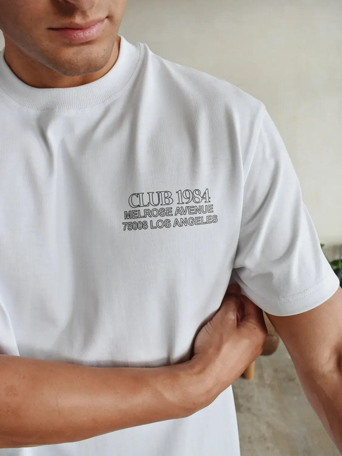 CLUB 1984. Game Time T-shirt - White T-Shirt