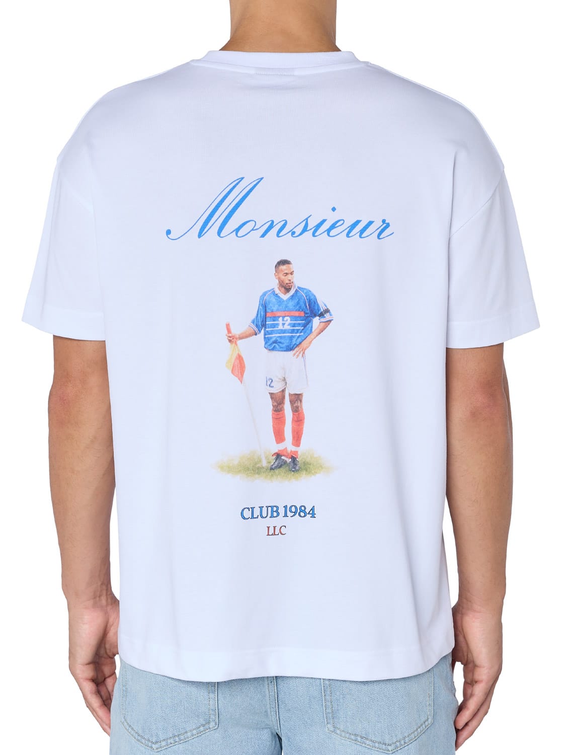 CLUB 1984. Henry T-shirt - White T-Shirt