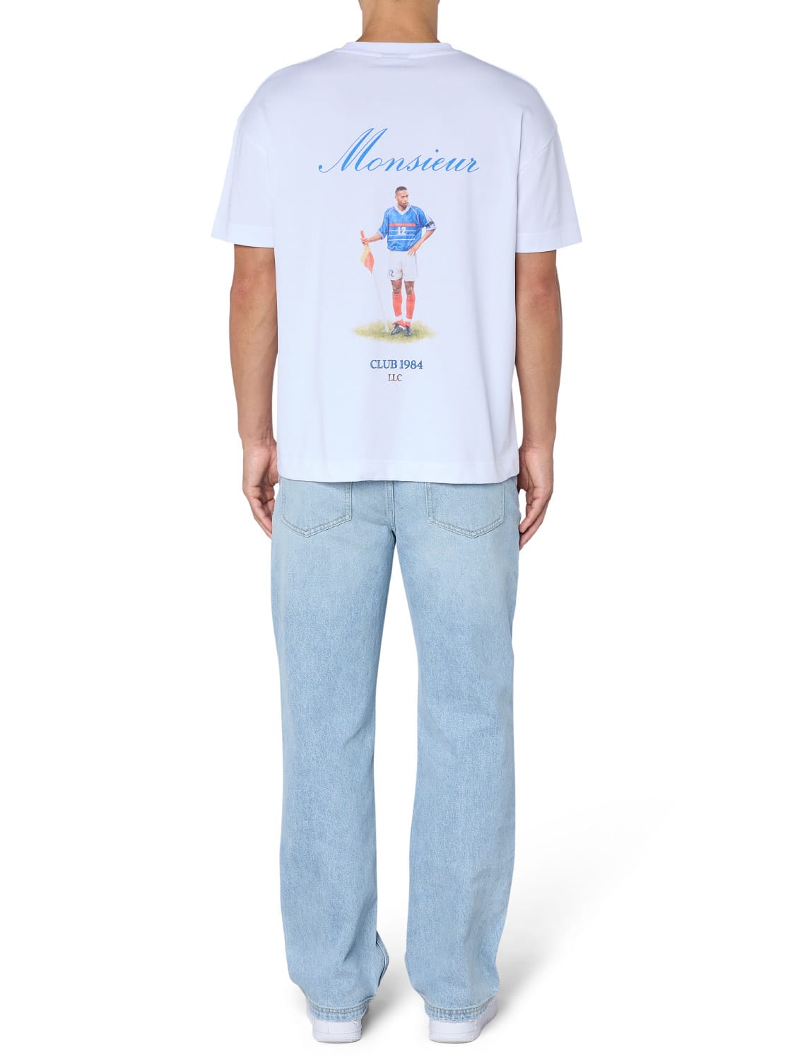 CLUB 1984. Henry T-shirt - White T-Shirt