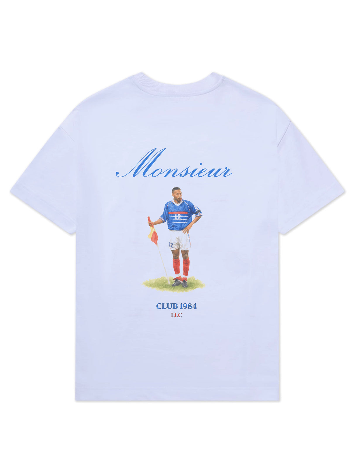 CLUB 1984. Henry T-shirt - White T-Shirt