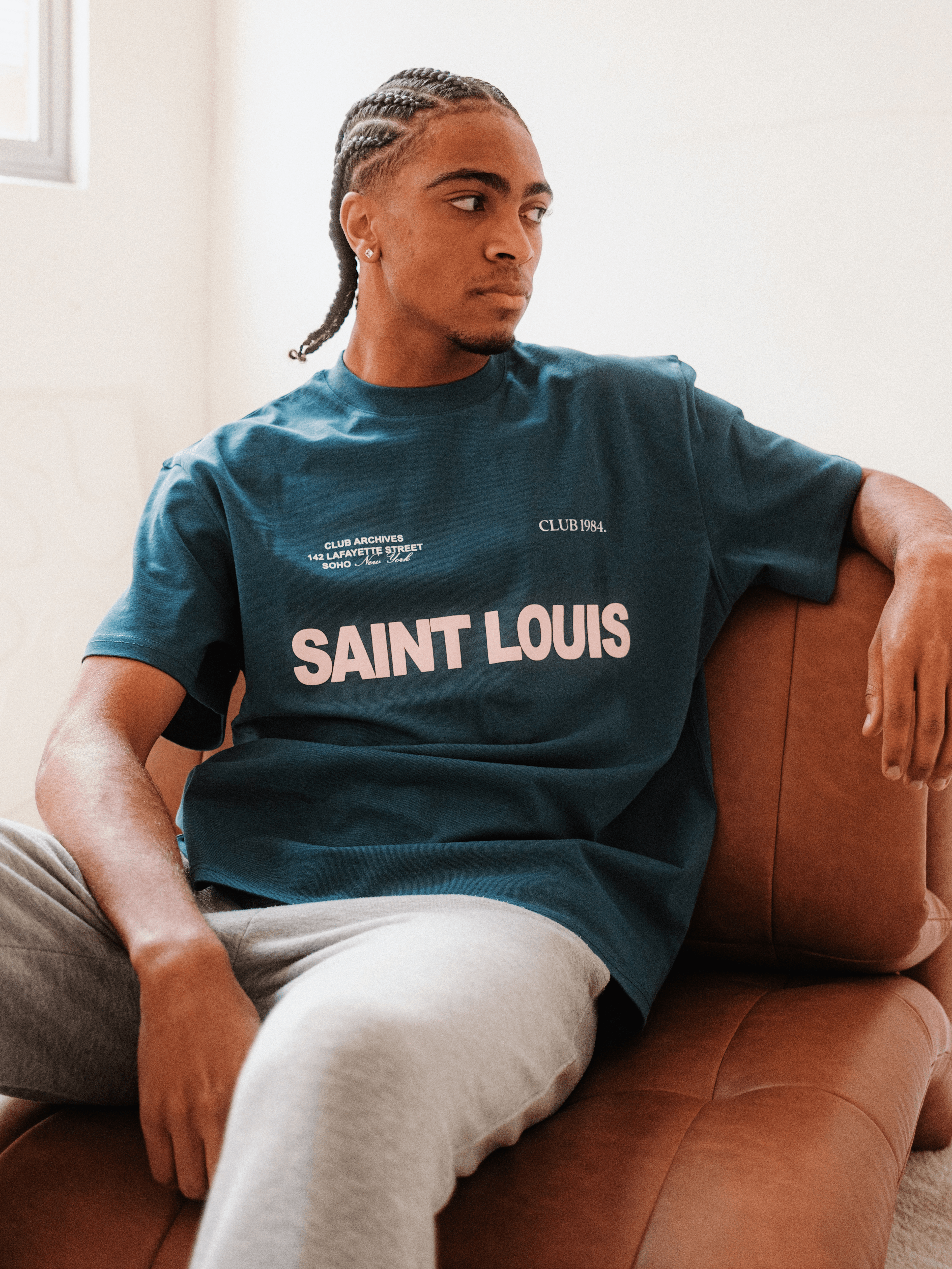 CLUB 1984. Heritage T-shirt - Dark Blue T-Shirt