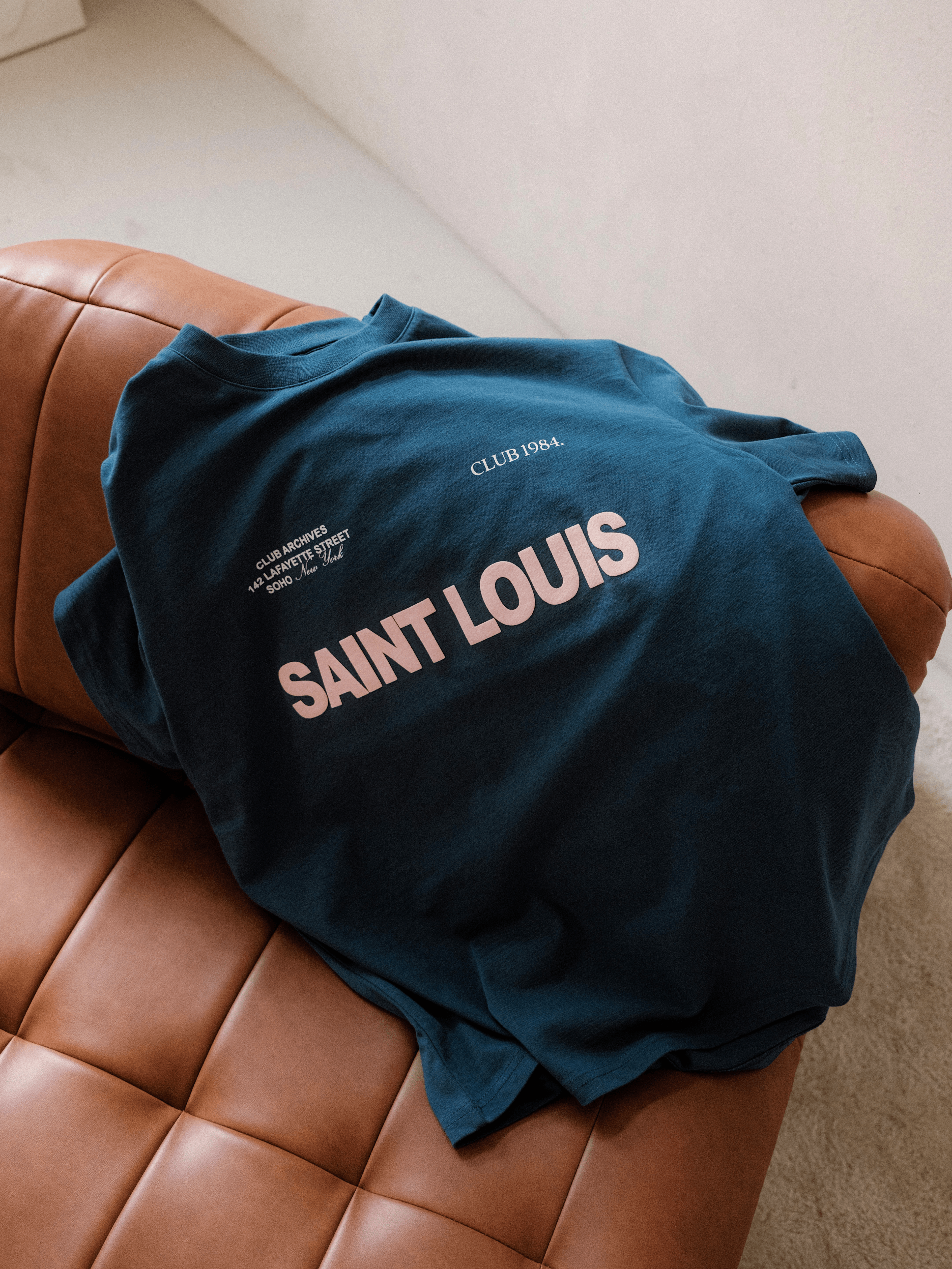 CLUB 1984. Heritage T-shirt - Dark Blue T-Shirt