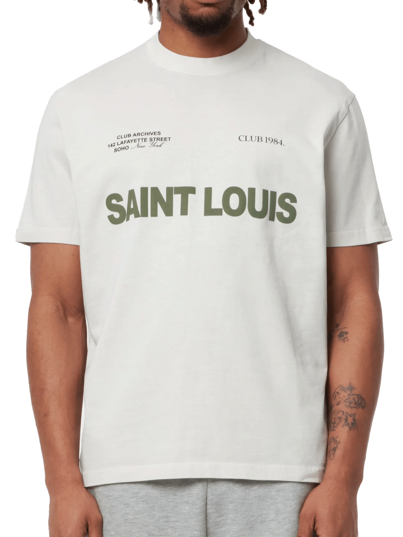 CLUB 1984. Heritage T-shirt - Stone T-Shirt