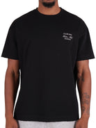 CLUB 1984. Hidden Hills Distressed T-Shirt - Black T-Shirt