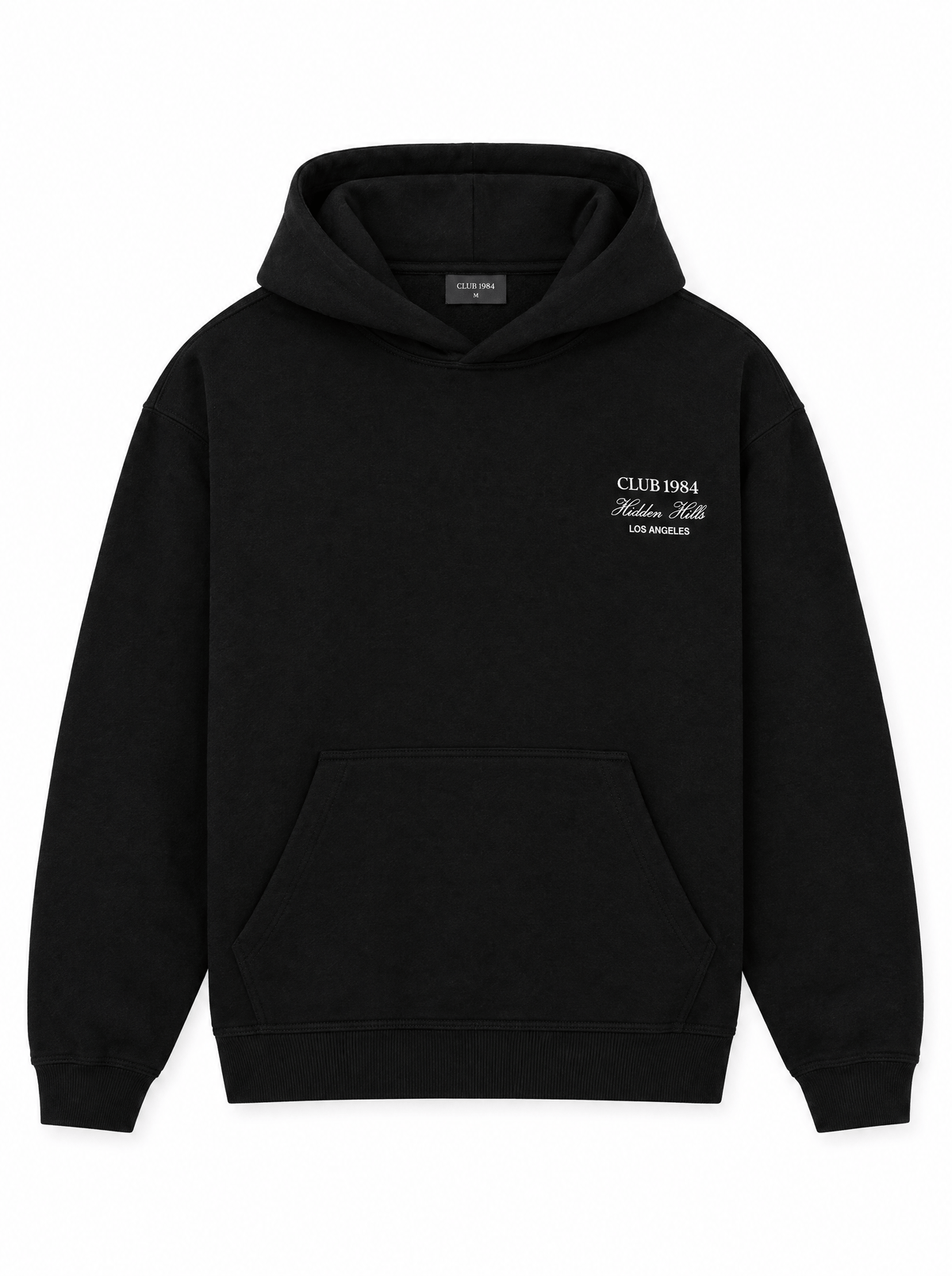 CLUB 1984. Hidden Hills Hoodie - Black Hoodie