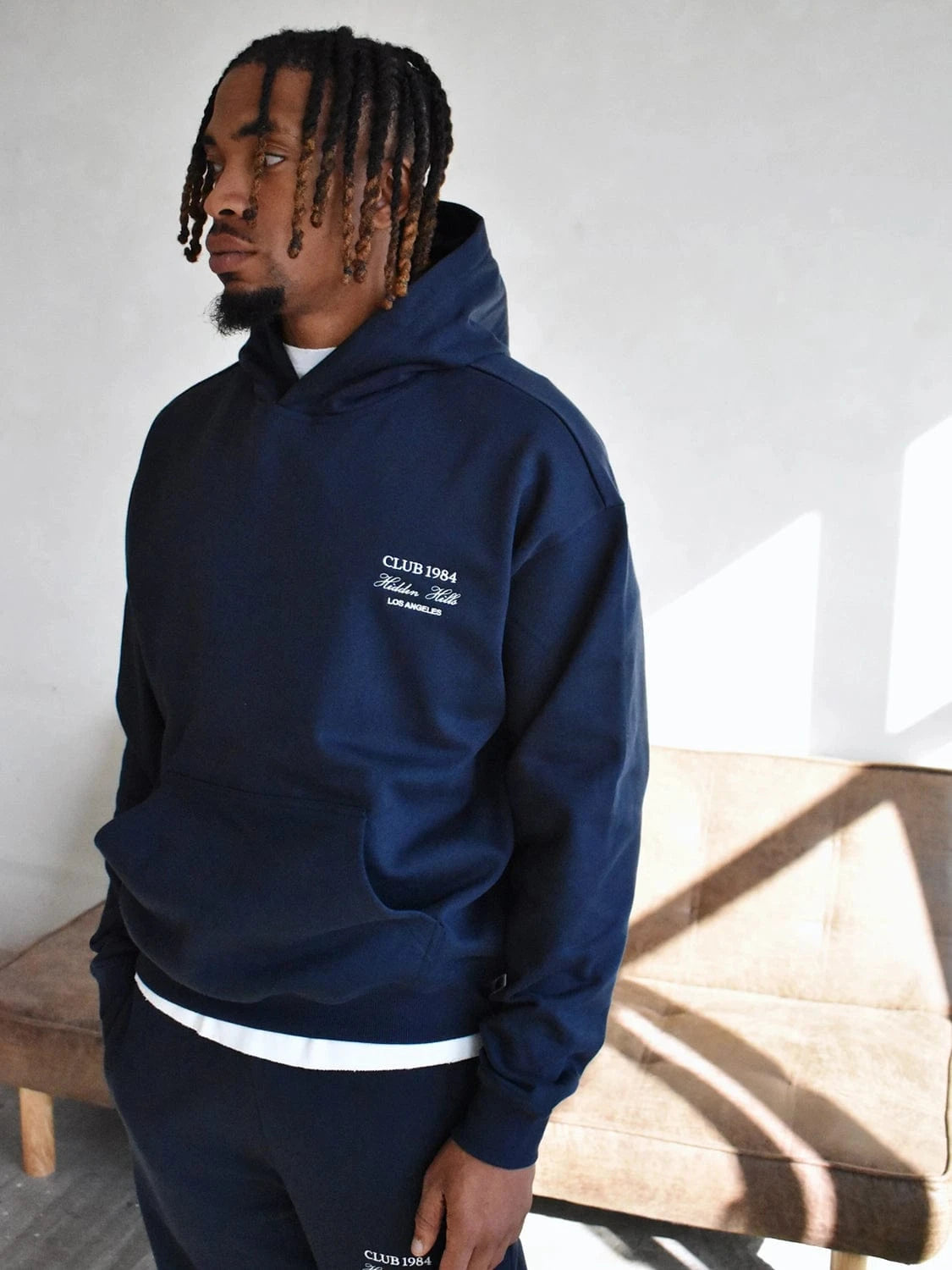 CLUB 1984. Hidden Hills Hoodie - Navy Hoodie