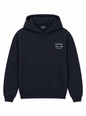 CLUB 1984. Hidden Hills Hoodie - Navy Hoodie