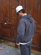 CLUB 1984. Hidden Hills Hoodie - Washed Grey Hoodie