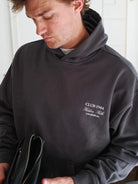 CLUB 1984. Hidden Hills Hoodie - Washed Grey Hoodie