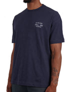 CLUB 1984. Hidden Hills Slub T-Shirt - Navy T-Shirt
