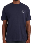 CLUB 1984. Hidden Hills Slub T-Shirt - Navy T-Shirt