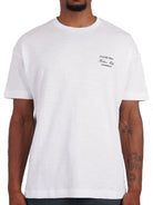 CLUB 1984. Hidden Hills Slub T-Shirt - White T-Shirt