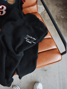 CLUB 1984. Homme Knitted Hoodie - Black Hoodie