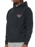 CLUB 1984. Honour Hoodie - Washed Black Hoodie