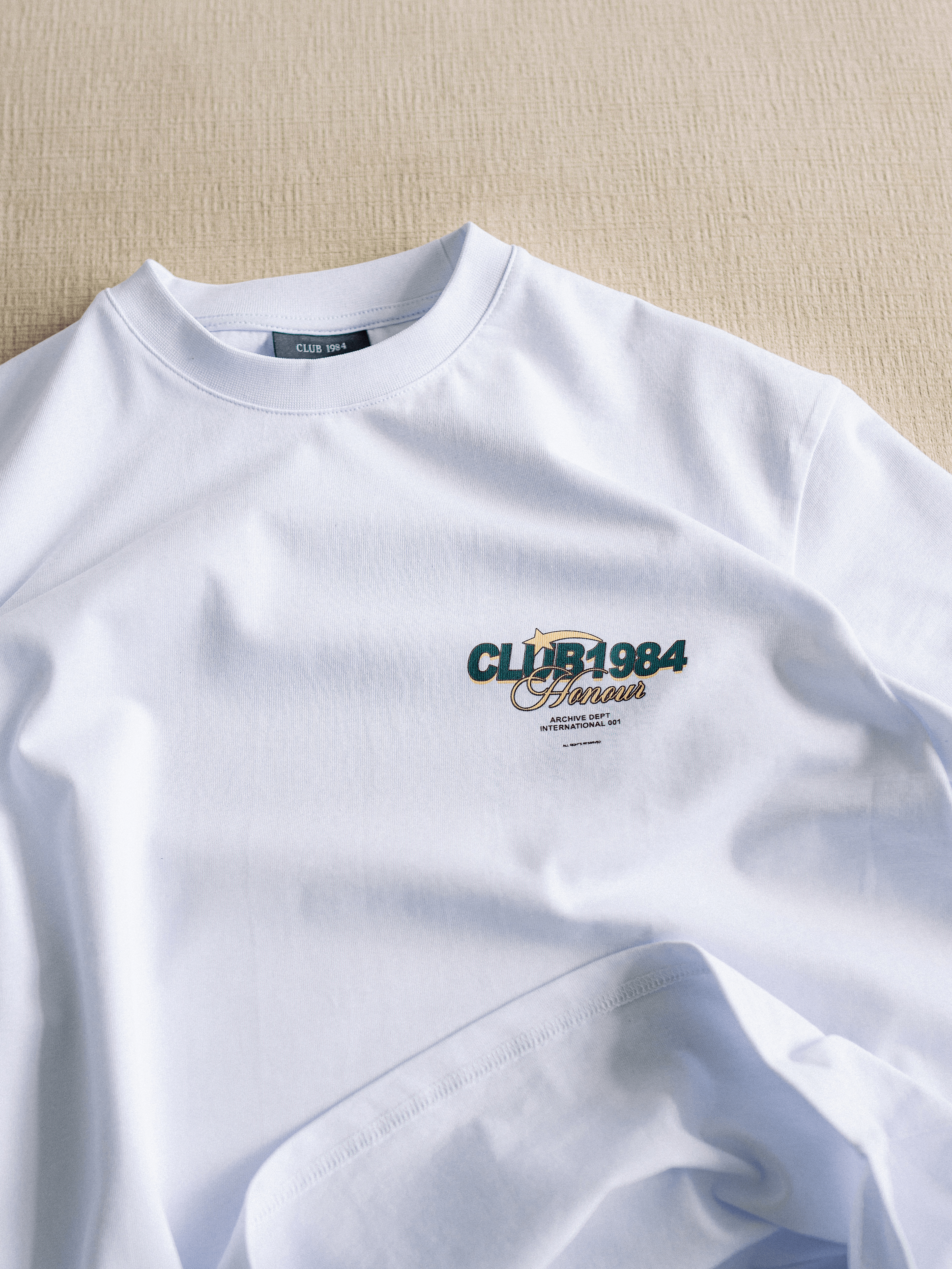 CLUB 1984. Honour T-shirt - White T-Shirt