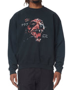 CLUB 1984. Horrors Sweatshirt - Washed Black Sweatshirt