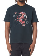 CLUB 1984. Horrors T-shirt - Washed Black T-Shirt