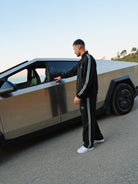 CLUB 1984. Houston Track Jacket - Black Jacket