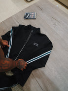 CLUB 1984. Houston Track Jacket - Black Jacket
