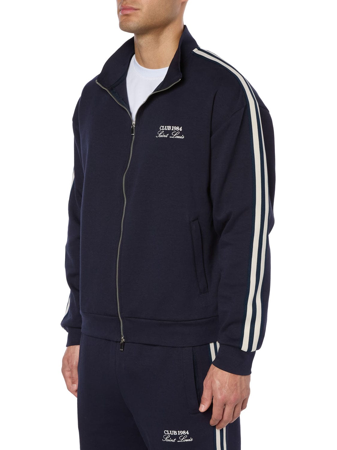 Houston Track Jacket - Navy – CLUB 1984