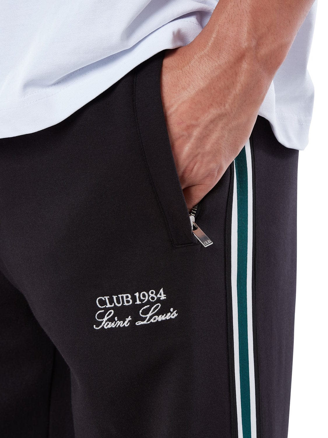 CLUB 1984. Houston Track Pants - Black Sweatpants