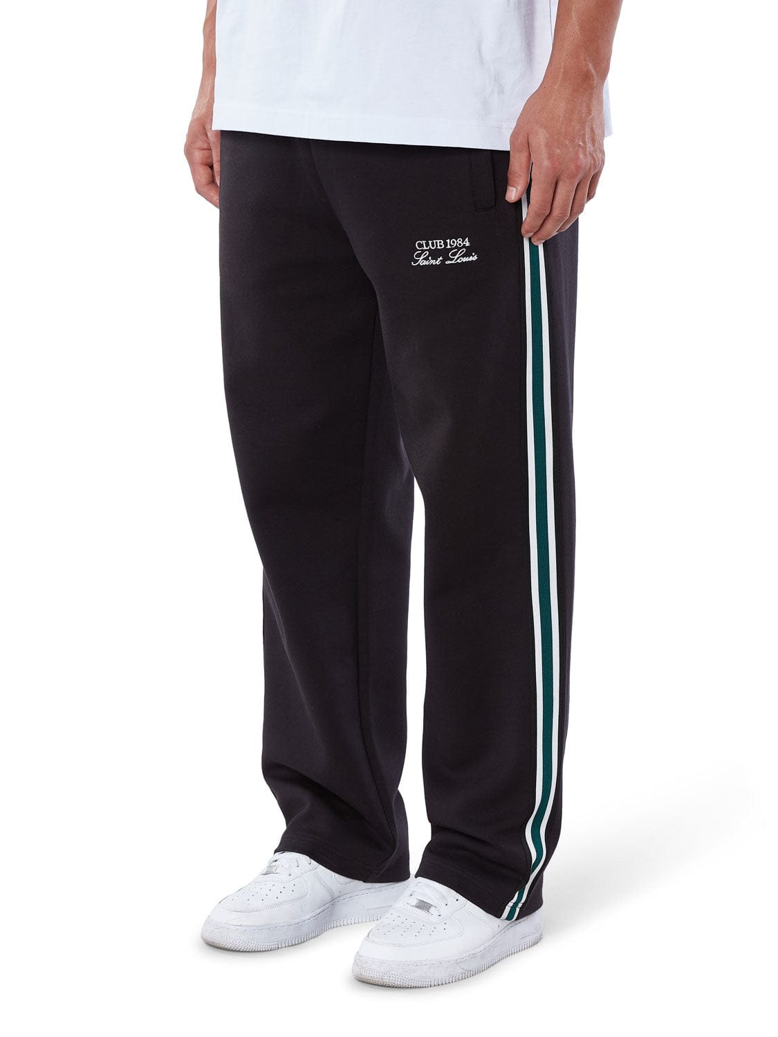 CLUB 1984. Houston Track Pants - Black Sweatpants