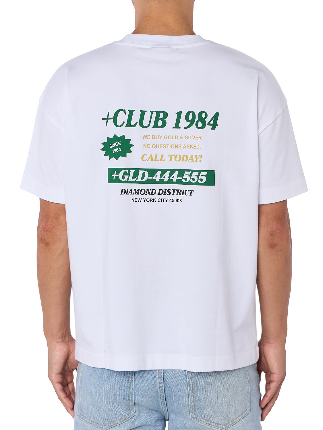 CLUB 1984. Jewellery Store T-shirt - White T-Shirt