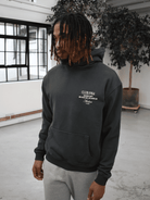 CLUB 1984. LA Dept Hoodie - Washed Grey Hoodie