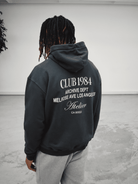 CLUB 1984. LA Dept Hoodie - Washed Grey Hoodie