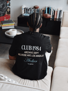 CLUB 1984. LA Dept T-shirt - Black T-Shirt