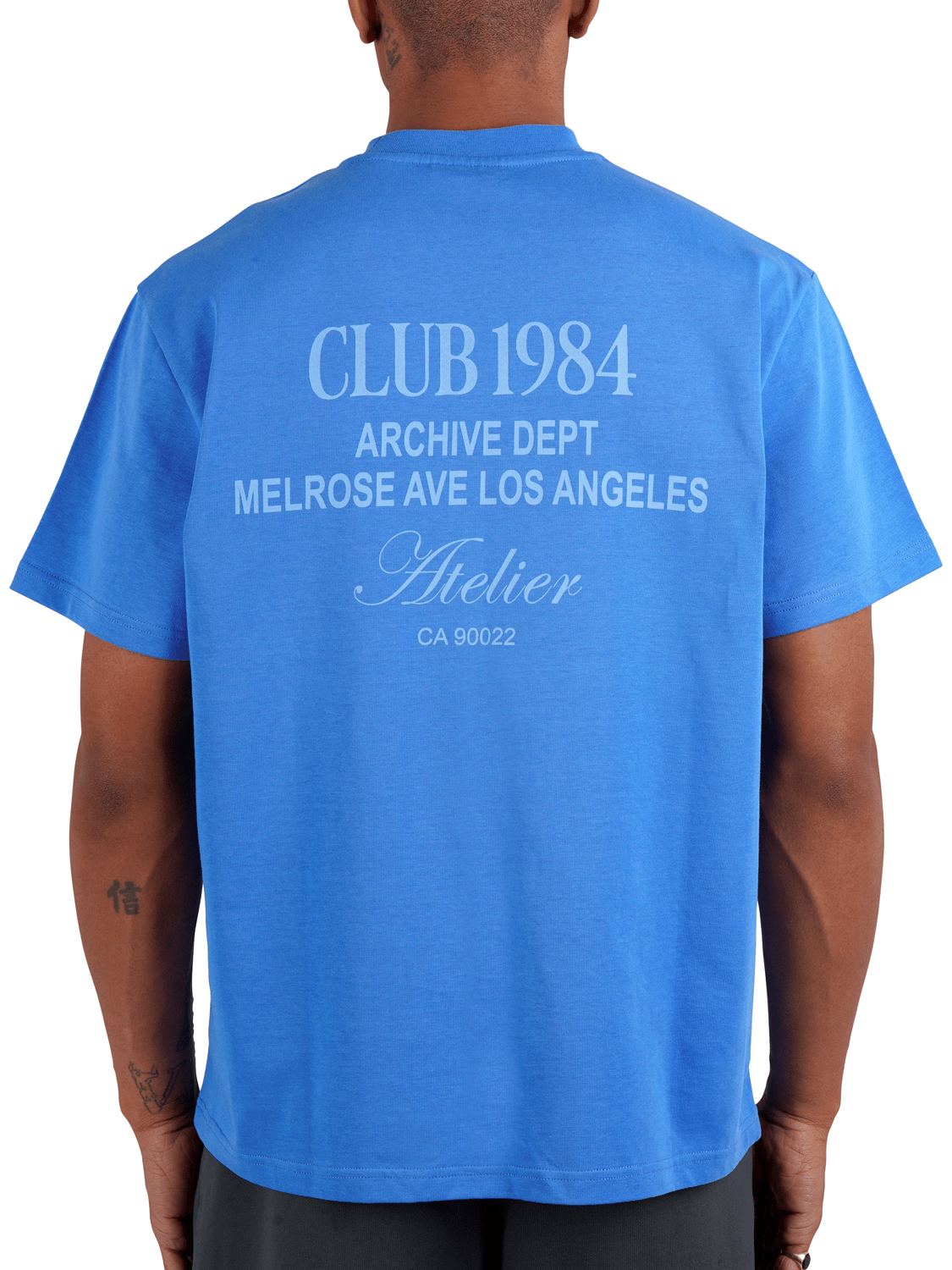 CLUB 1984. LA Dept T-shirt - Blue T-Shirt