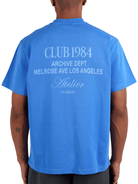 CLUB 1984. LA Dept T-shirt - Blue T-Shirt