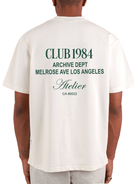 CLUB 1984. LA Dept T-shirt - Off White T-Shirt
