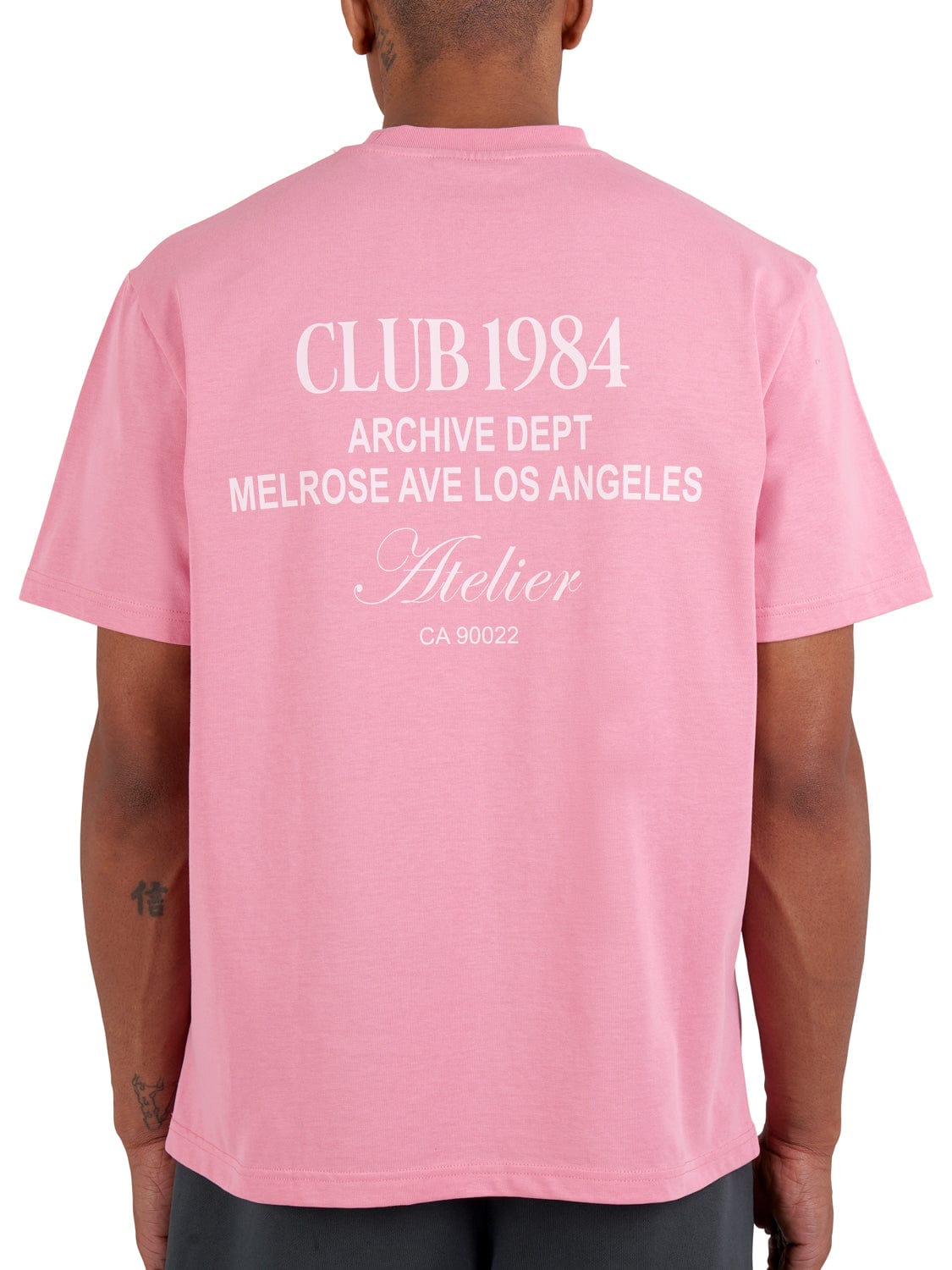 CLUB 1984. LA Dept T-shirt - Pink T-Shirt