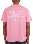 CLUB 1984. LA Dept T-shirt - Pink T-Shirt