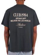 CLUB 1984. LA Dept T-shirt - Washed Grey T-Shirt
