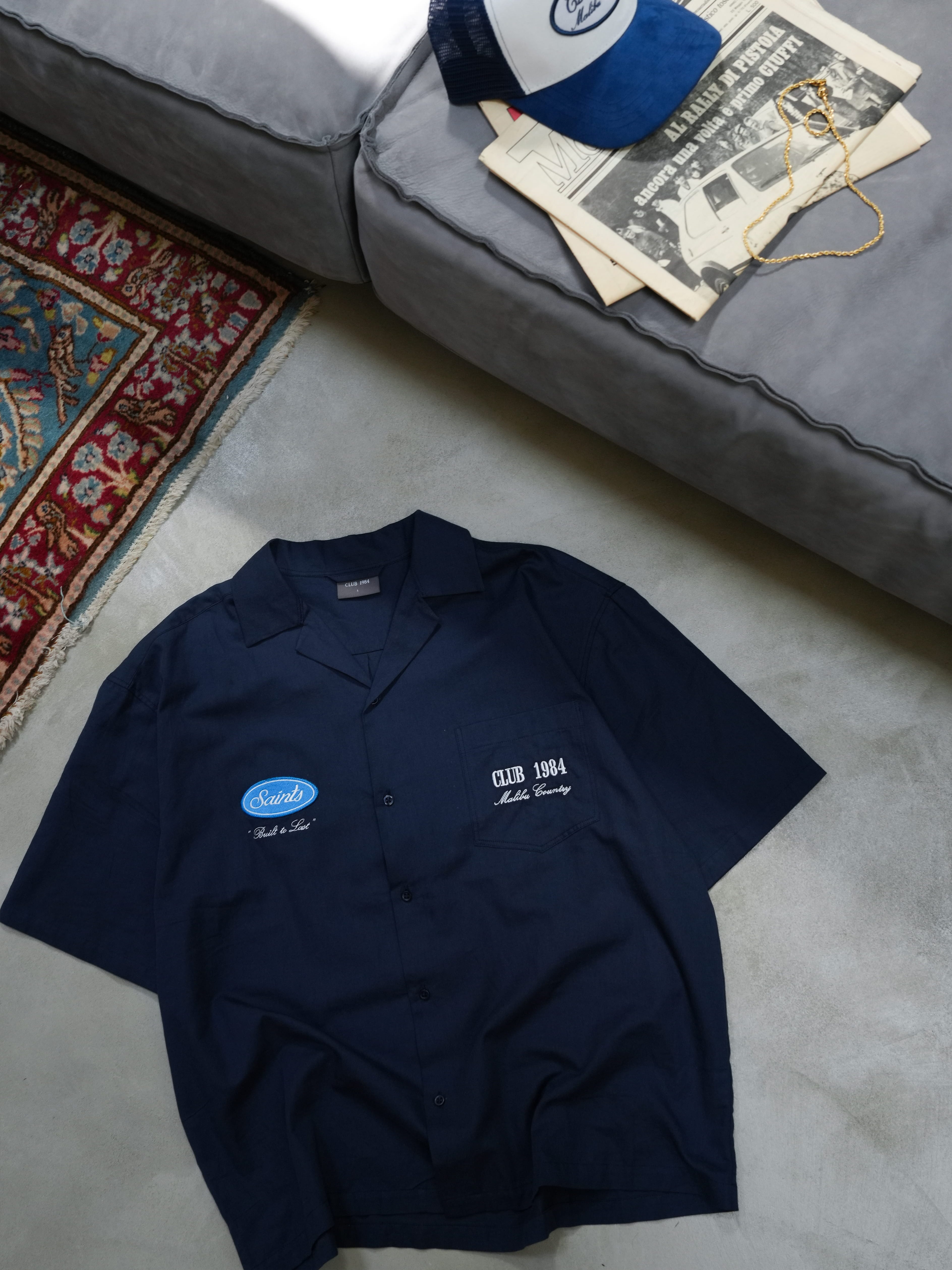 CLUB 1984. LA Mechanic Shirt - Navy Shirt
