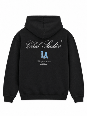CLUB 1984. LA Studio Hoodie - Black Hoodie