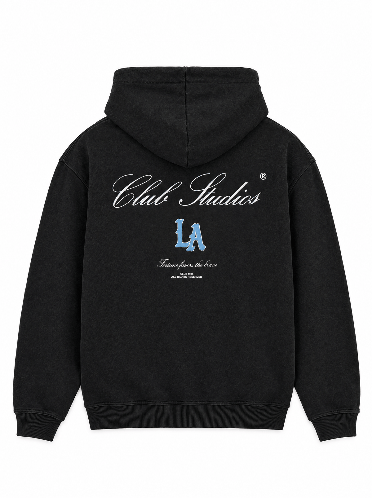 CLUB 1984. LA Studio Hoodie - Black Hoodie