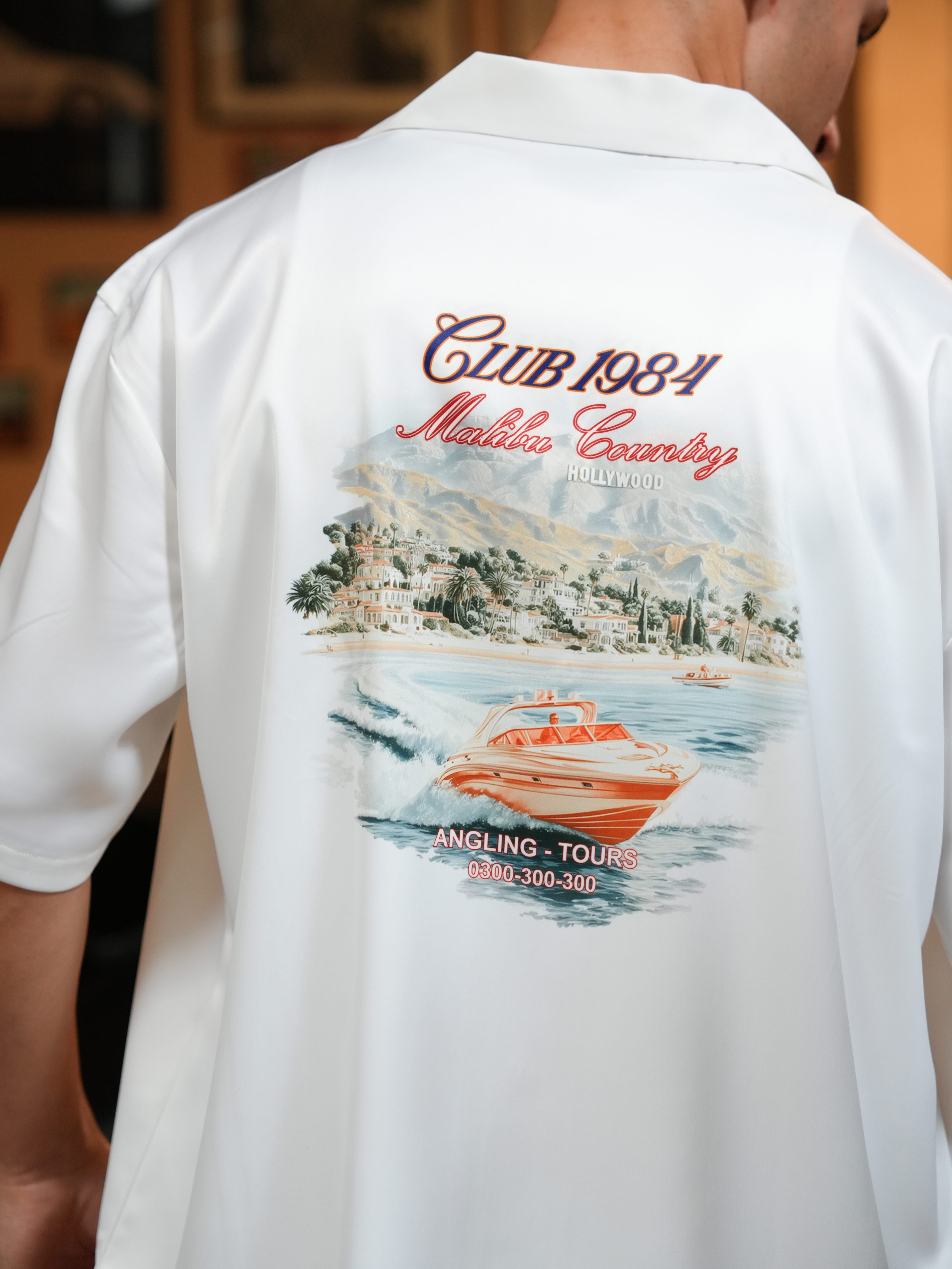’84年製!YES“ワールド·ツアー1984”BBシャツ(ラグラン)　グレー×白 Malibu Country Shirt - White – CLUB 1984