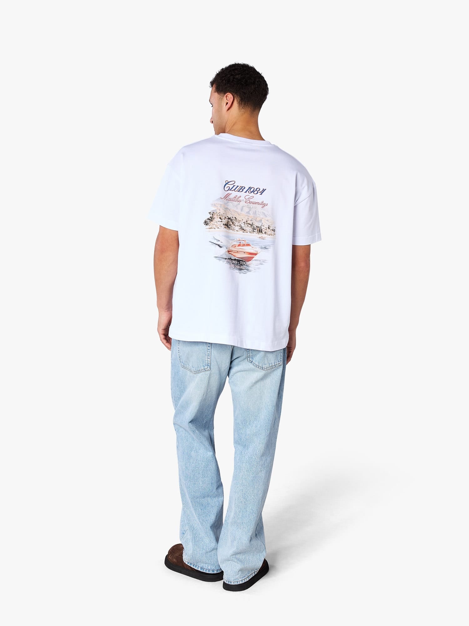 CLUB 1984. Malibu Country T-shirt - White T-Shirt