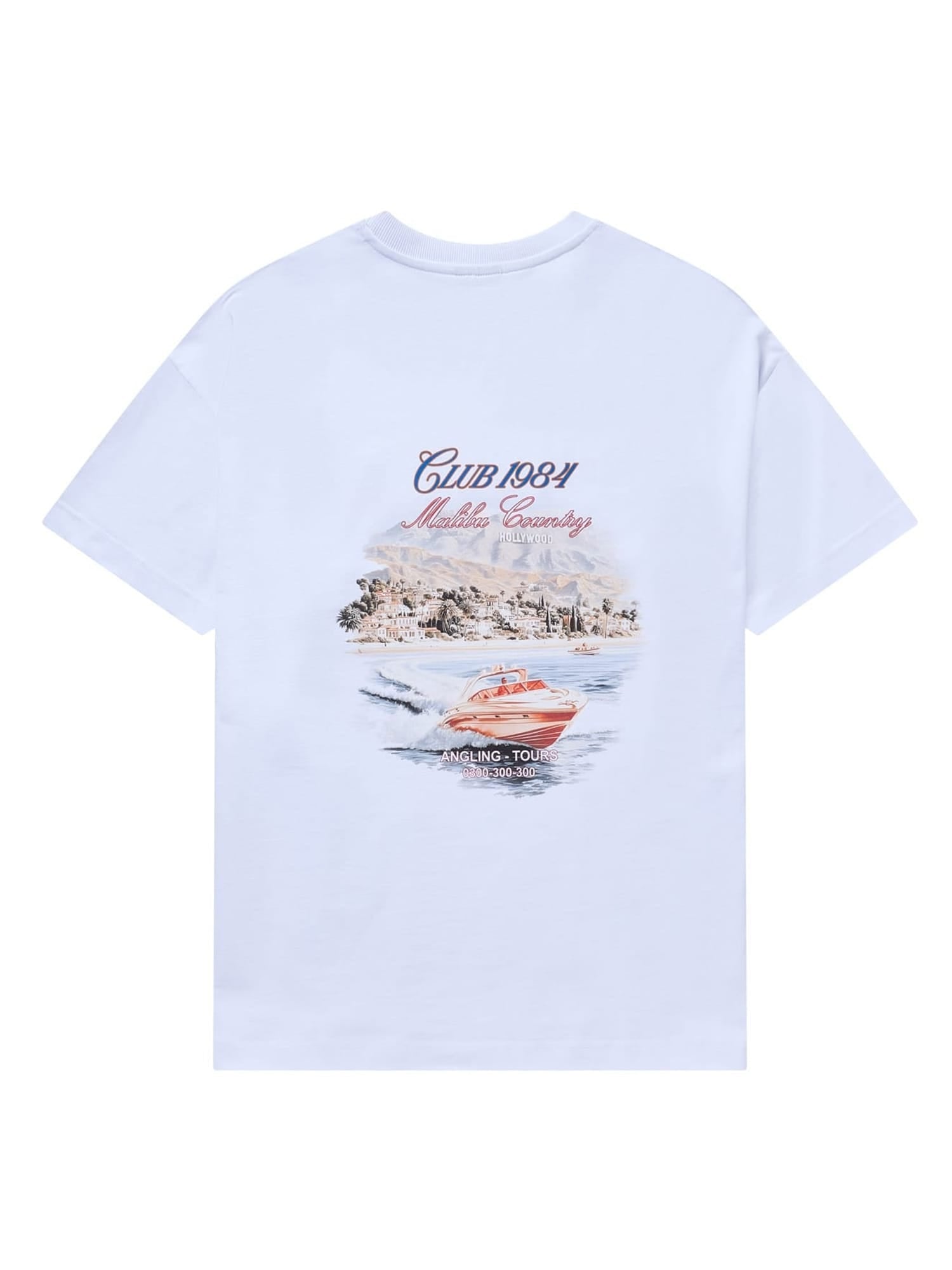 CLUB 1984. Malibu Country T-shirt - White T-Shirt
