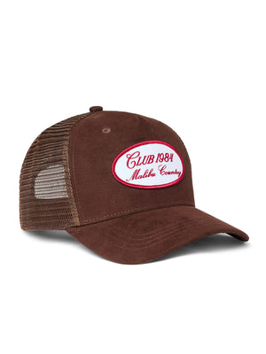 CLUB 1984. Malibu Trucker Cap - Brown Accessories 1984-2026-261-10