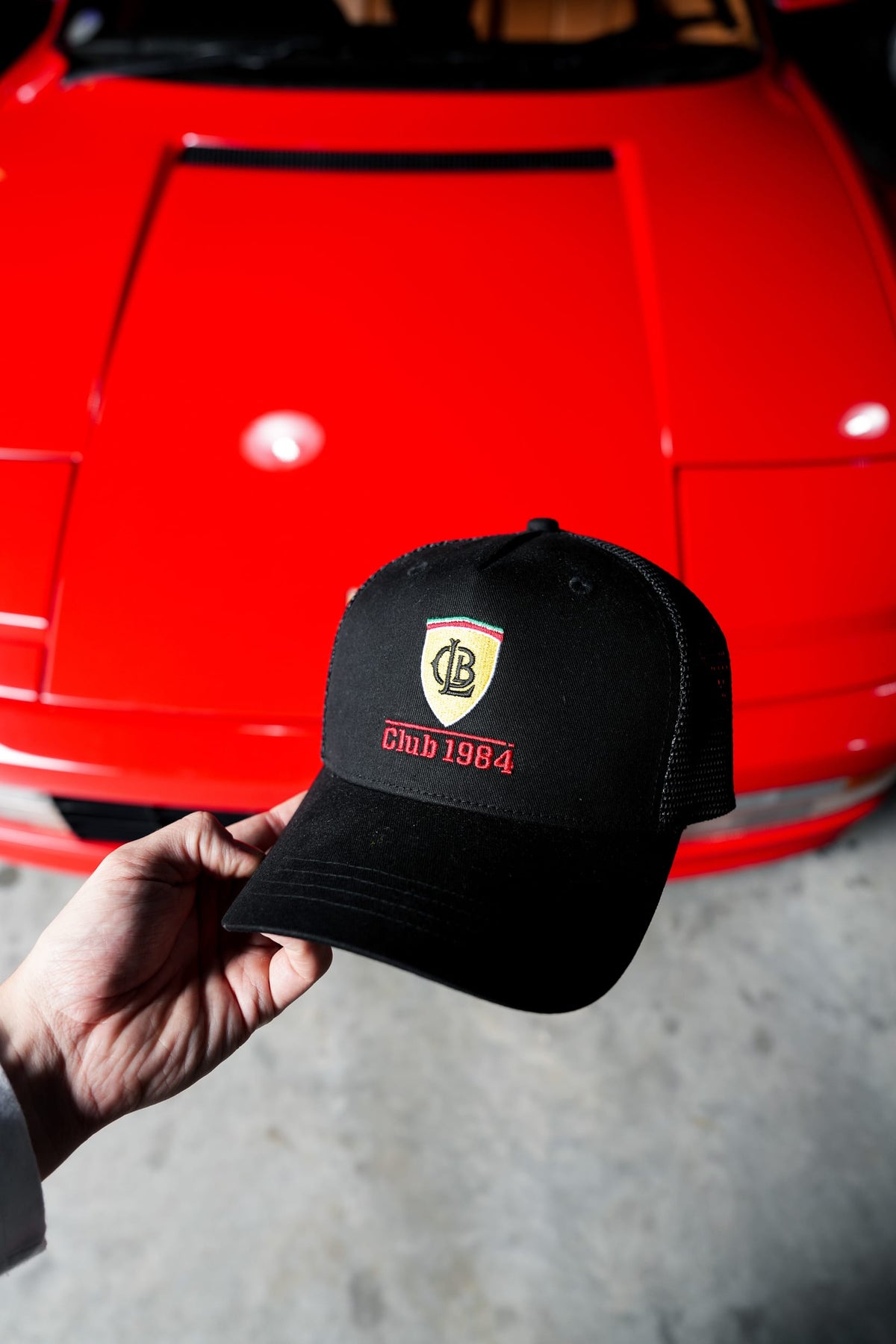 CLUB 1984. Maranello Cap - Black Accessories 1984-2026-339-10