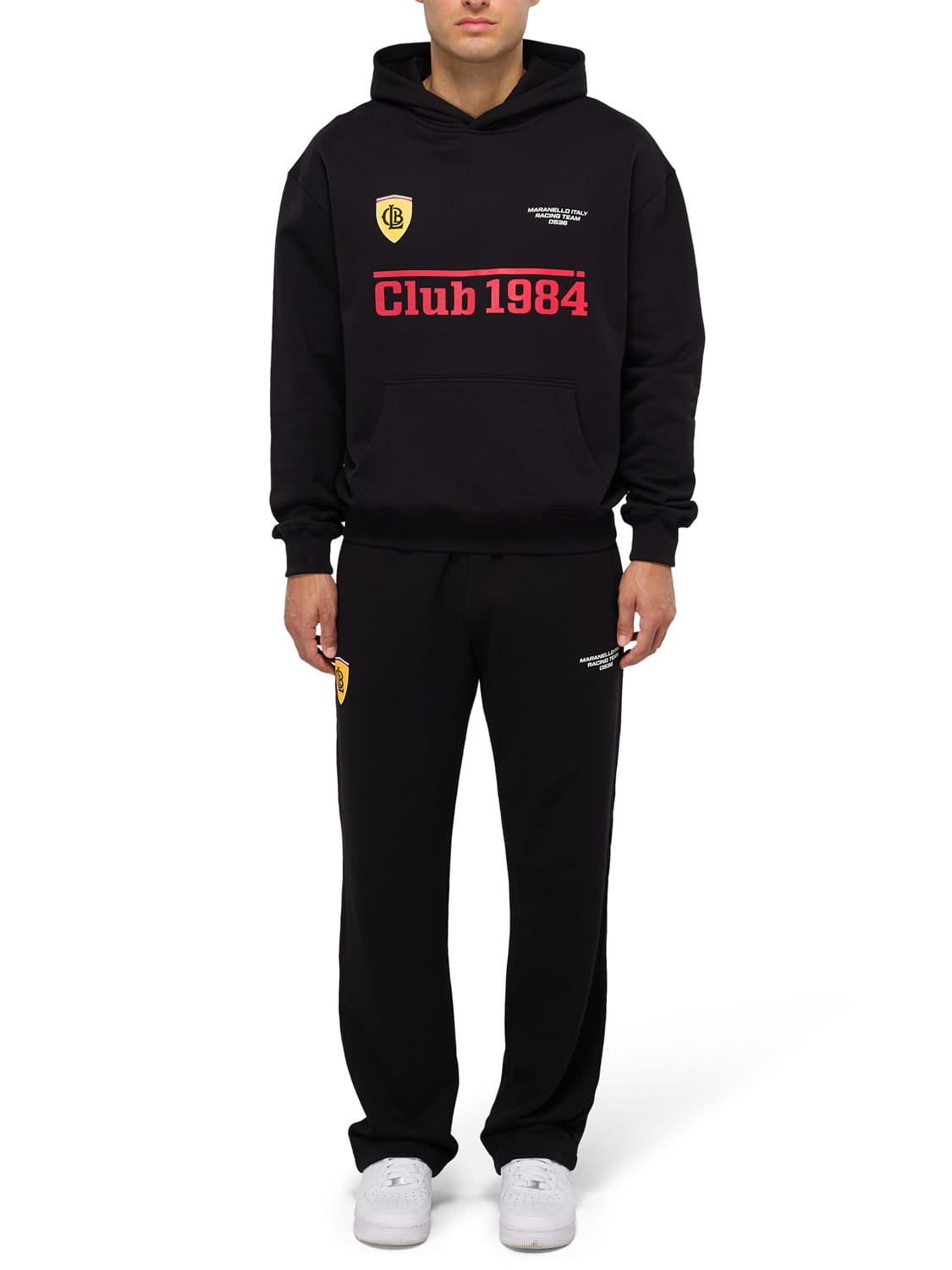 CLUB 1984. Maranello Hoodie - Black Hoodie